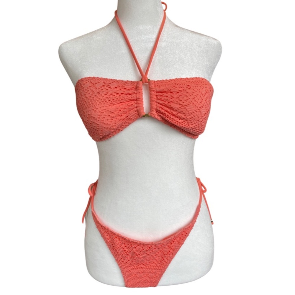 Roxy Swim Bikini Set. Medium Bottoms. Large Top.
